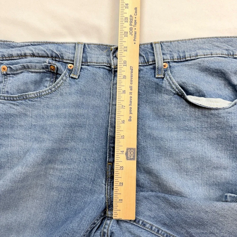 Levis 514 Straight Fit Mens Jeans W36‎ L30 Blue Denim Medium Wash 00514-1593